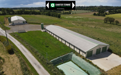 Bâtiment avicole et réserve incendie