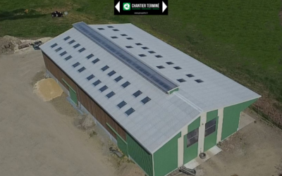 Bâtiment d&rsquo;élevage pour des génisses