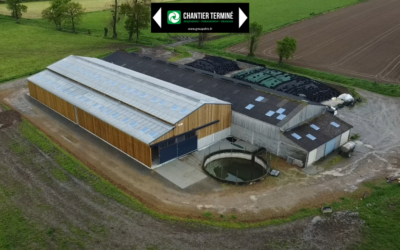 Bâtiment d&rsquo;élevage pour des génisses
